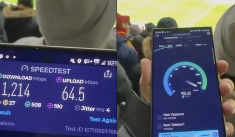 5G Teknolojisi Stadyumlarda Test Edildi!