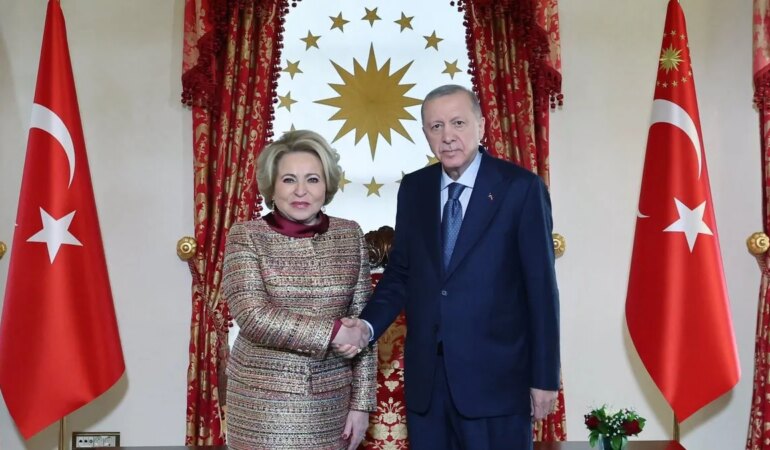 Erdoğan, Matviyenko ile Görüşme Gerçekleştirdi