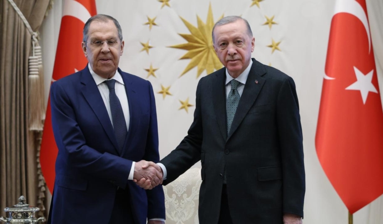 Erdoğan ve Lavrov: Kritik Görüşme Başladı
