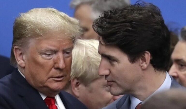 Trump ve Trudeau’dan Ukrayna ve Fentanil Teması
