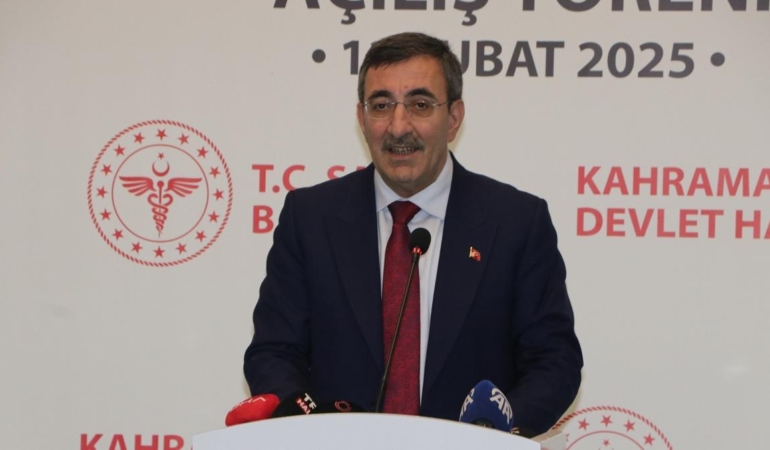 Cumhurbaşkanı Yardımcısı Yılmaz: Kahramanmaraş'ı güçlü projelerle ayağa kaldırıyoruz