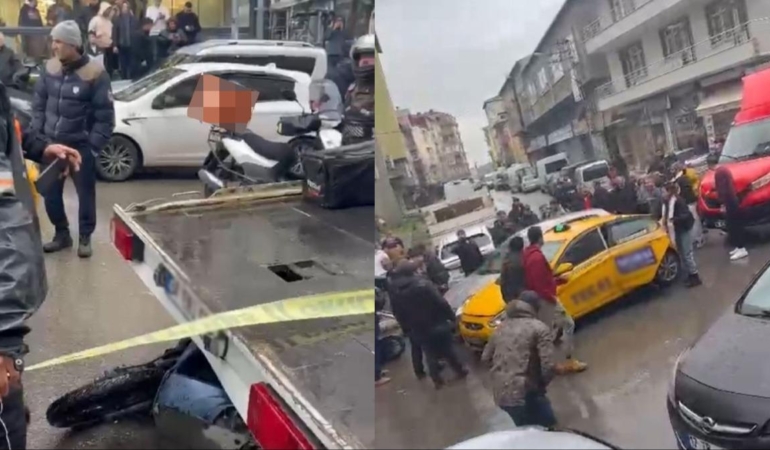 İstanbul’da Motosiklet Trafik Kazası: Yaralı Var!