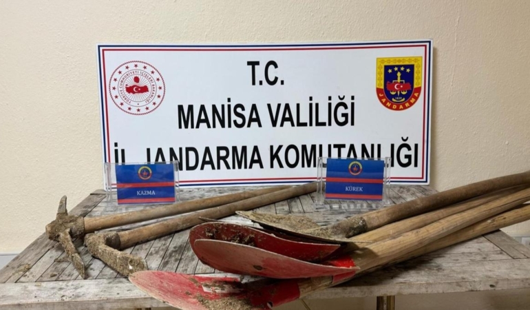 Arkeolojik Sitte Kaçak Kazıya Suçüstü!