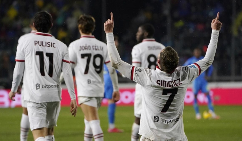 Milan, Empoli’yi 2-0 Geçerek Üst Sıraya Tırmandı