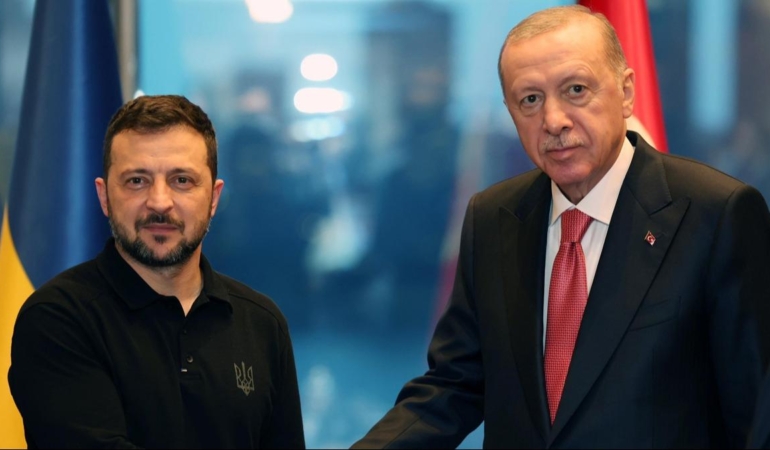 Zelenski, Türkiye'ye geldi: Cumhurbaşkanlığı Külliyesi'nde önemli temas