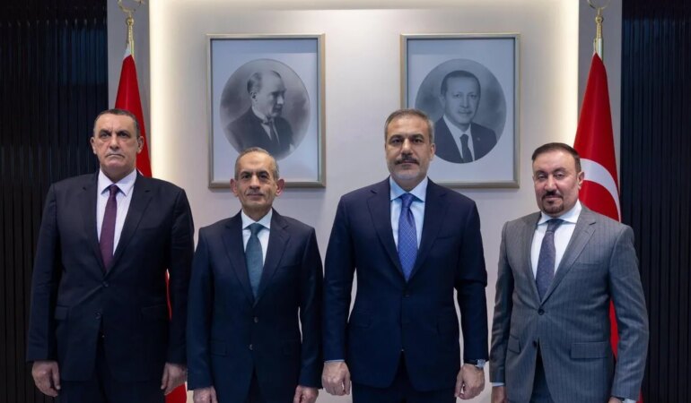 Fidan, Irak Türkmen Cephesi Başkanı’nı Ağırladı