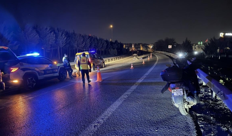 TEM Otoyolu’nda motosiklet kazası: 1 ölü!