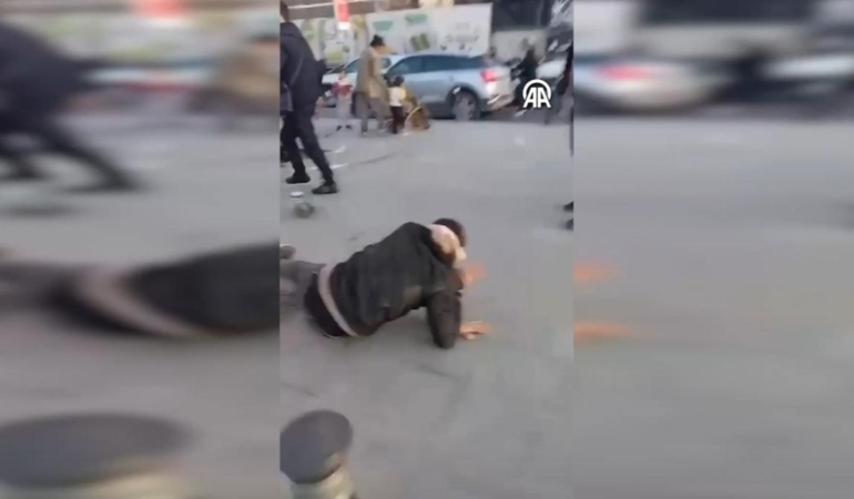 Mecidiyeköy’de İftar Dağıtımında Kavga Çıktı!