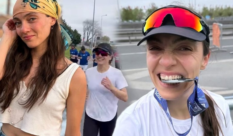 Merve Dizdar’la Yarı Maraton Coşkusu ve Madalyası!