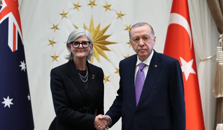 Erdoğan, Avustralya Genel Valisi’ni Ağırladı