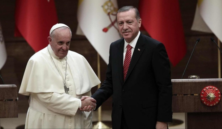 Erdoğan’dan Papa Francis’e Taziye Mesajı