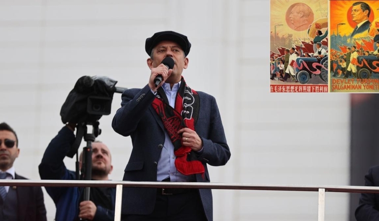 CHP’nin Afişi, Çin Propagandasını Andırıyor!