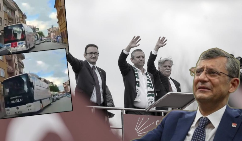 CHP Mitingi Konya’da Düşük Katılımla Gerçekleşti
