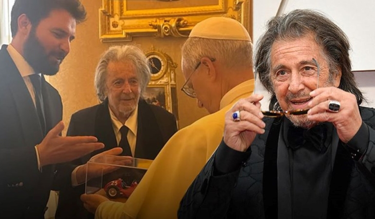 Al Pacino, Papa Leo ile Tarihi Buluşma!