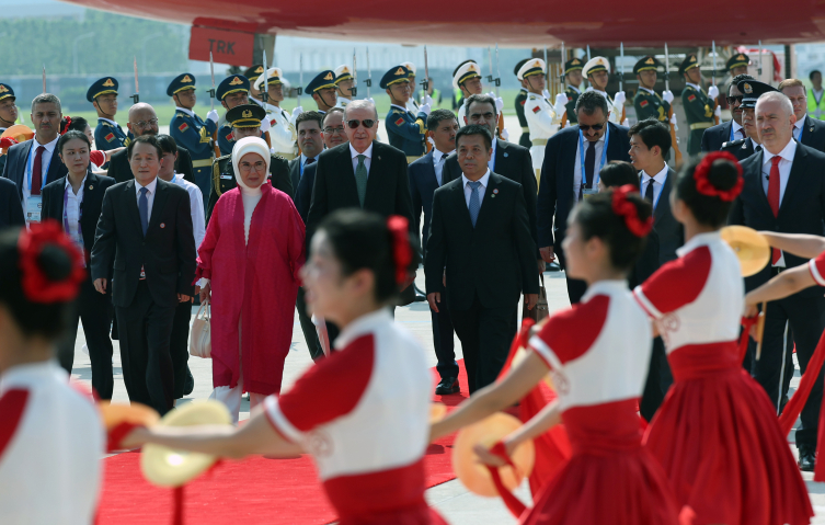 Cumhurbaşkanı Erdoğan Çin'de