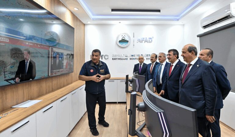 KKTC’de Deprem İzleme Merkezi Törenle Açıldı