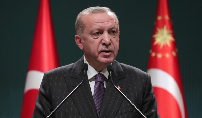 Erdoğan’dan Mustafa Demir’e Taziye Mesajı