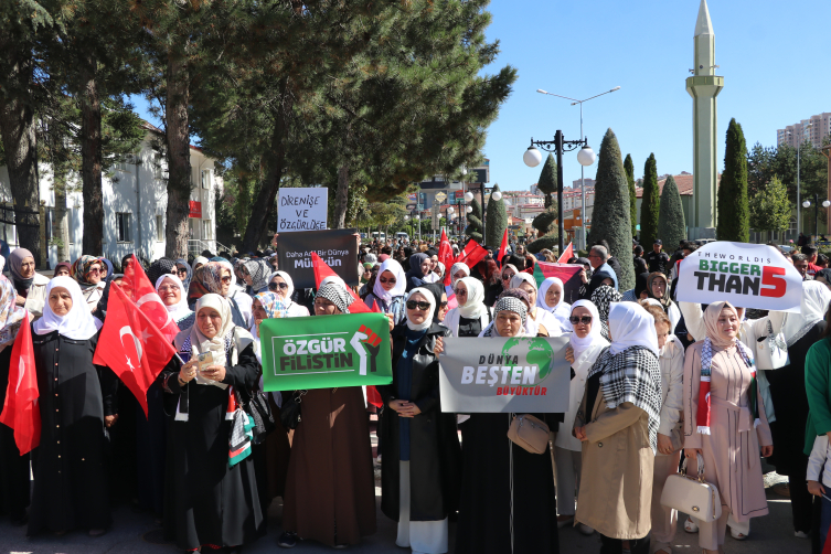 81 ilde 'Gazze İçin Sessiz Çığlık' etkinliği düzenlendi