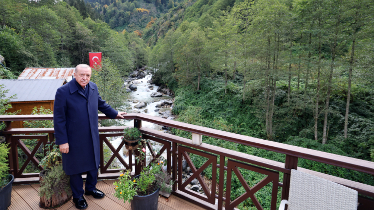 Cumhurbaşkanı Erdoğan Rize'de