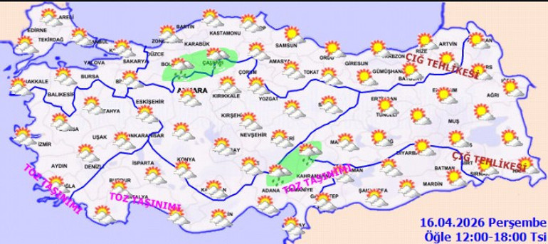 Sahra çölü üzerinden geliyor: Marmara Bölgesinden Türkiyenin diğer şehirlerine gidecek | Yarın başlıyor: 36 ilde sağanak yağış