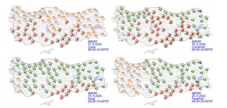 Meteoroloji uyarısı: Kuvvetli yağış, rüzgar ve toz taşınımı