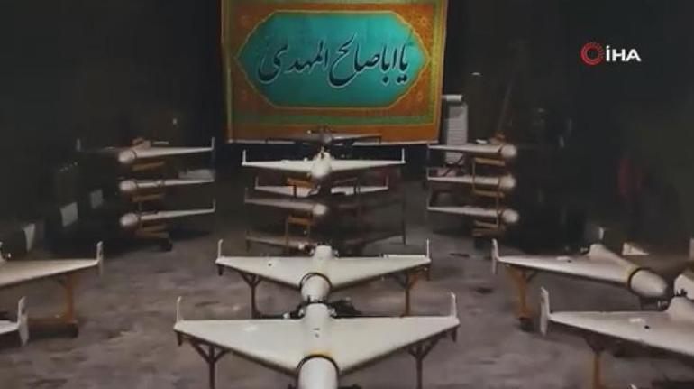 İşte İranın yer altı tesisleri Devrim Muhafızları komutanı video yayınladı: Füze stoklarını hızla yeniliyoruz