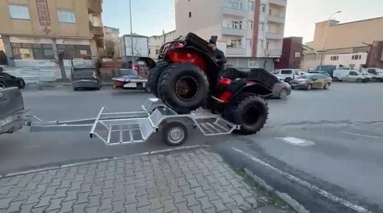 Rusyada alamayınca Türkiyede ürettiler: Suda yüzüyor, dağları aşıyor Araç ilgi patlaması yaşadı