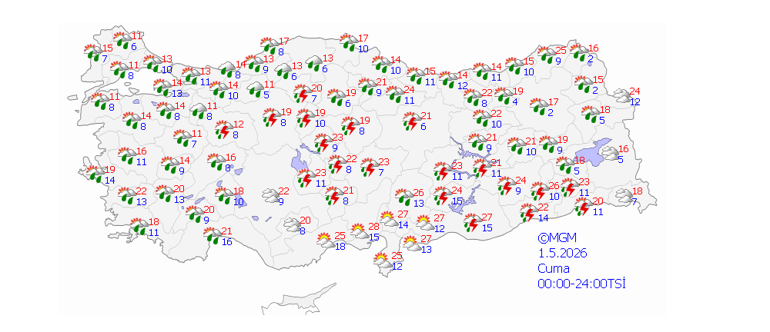 Son dakika... Hava bir anda değişecek Meteoroloji ve AKOM gün verdi... Sıcaklık 5 derece birden düşüyor