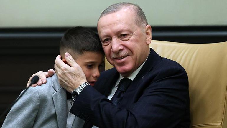 Cumhurbaşkanı Erdoğan, 23 Nisanda çocuklarla bir araya geldi