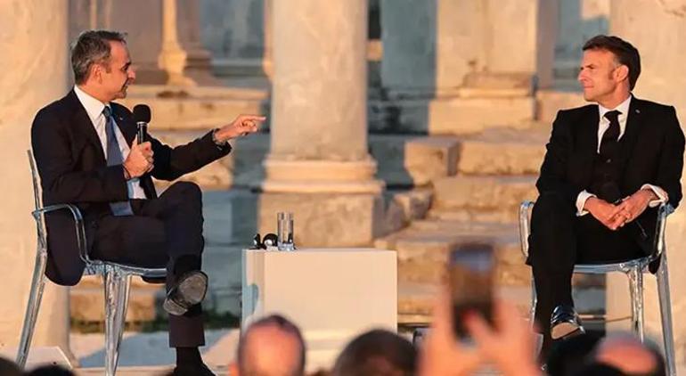 Yunan basını Türkiyeyi hedef göstermişti Fransadan kritik açıklama: Macron, Türkiyeyi hedef almadı