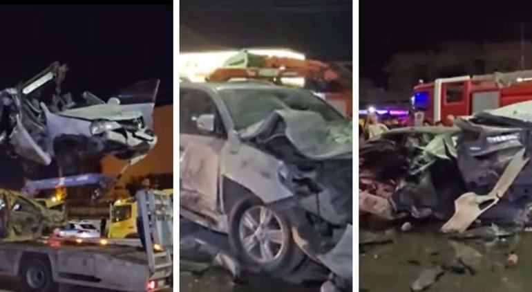 Freni boşalan kamyon 35 aracı ezdi Katliam gibi kazada ölü ve yaralılar var