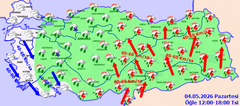 Mayıs ayında kış havası.... Meteorolojiden 23 il için sarı kodlu alarm geldi