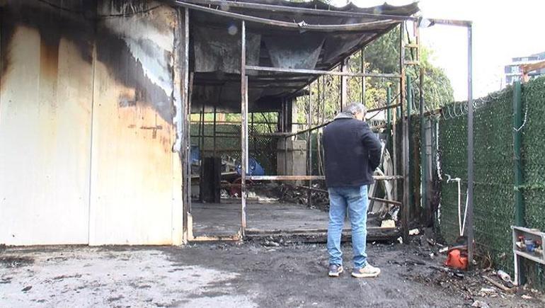 Eyüpsultanda kurban satış merkezi alevlere teslim oldu 1 ölü, bekçi gözaltında