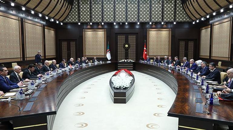 Cezayir Cumhurbaşkanı Ankarada Cumhurbaşkanı Erdoğan: Cezayir ile iş birliğimiz gelişiyor