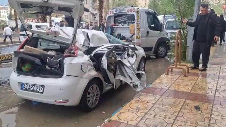 Şanlıurfada fırtınada su deposu aracının üzerine uçtu 23 yaşındaki Nur toprağa verildi