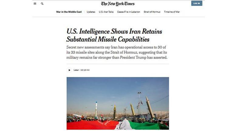 New York Times sır gibi saklanan istihbarat raporunu ifşa etti ABDnin savaş hesabını bozan gerçek: İranın gizli gücü