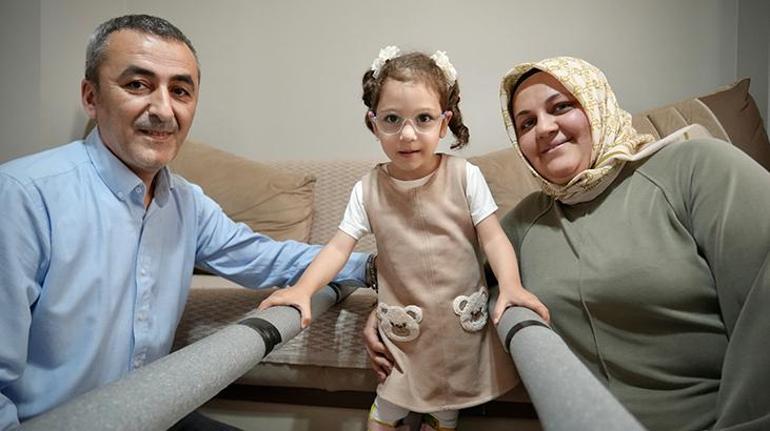 Baba ben de koşacağım diyen kızı için yaptı Minik Linanın umut yolu